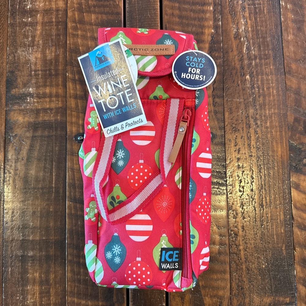 Arctic Zone Insulated Wine Tote with Ice Walls